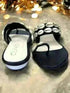 White Shell Open Toe Sandals - cunei